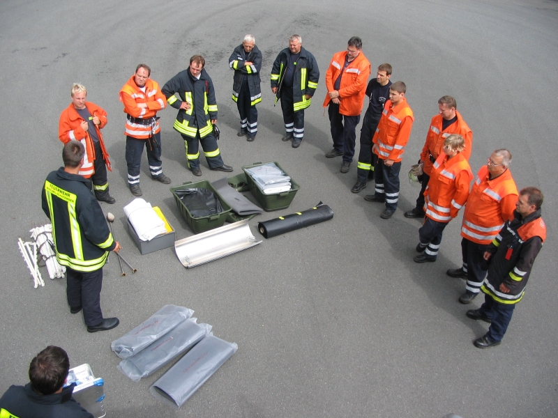 Allgemeindienst der Feuerwehr an einem Samstag