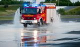 Feuerwehr macht Fahrsicherheitstraining mit Fahrzeugen über 7,5 t