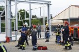 Absturzsicherung über am Baukran in Wriedel