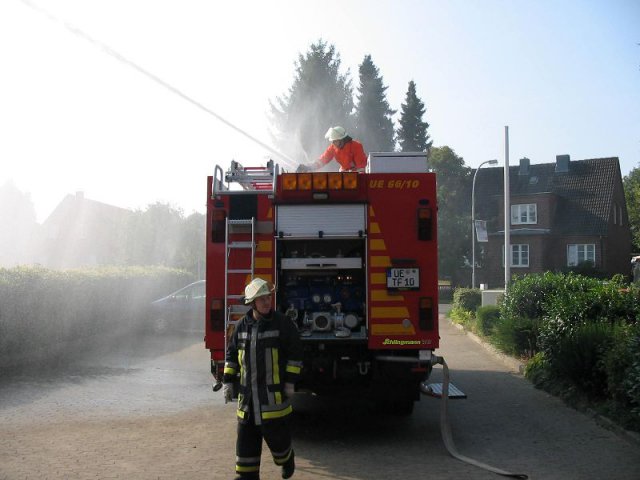 Brandschutzerziehung mit der 3. Klasse Grundschule Wriedel