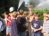 Brandschutzerziehung mit der 3. Klasse Grundschule Wriedel