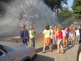 Brandschutzerziehung mit der 3. Klasse Grundschule Wriedel