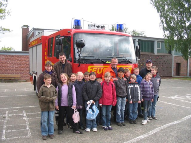 Brandschutzerziehung in Wriedel