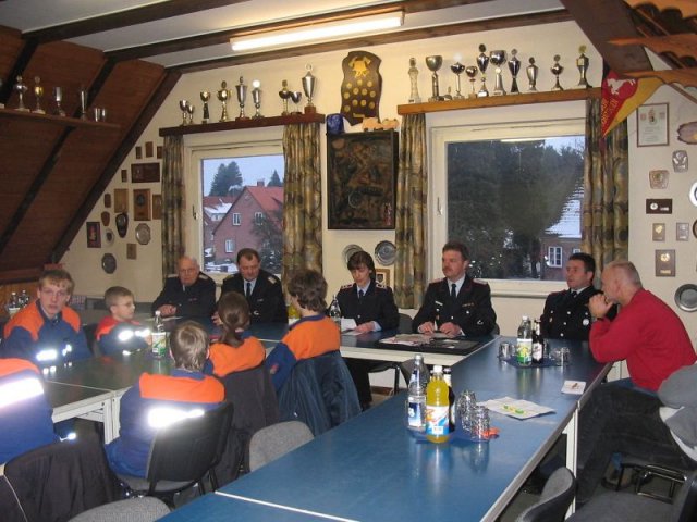 Jahreshauptversammlung der Jugendfeuerwehr 2006