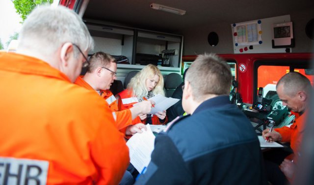 Gefahrgutzugübung in Ebstorf