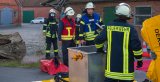Alarm Übung Gefahrgutzug Nord in Barum