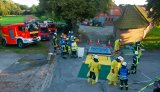 Alarm Übung Gefahrgutzug Nord in Barum