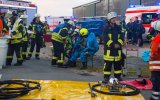 Alarm Übung Gefahrgutzug Nord in Barum