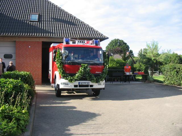 Indienststellung TLF 20/30