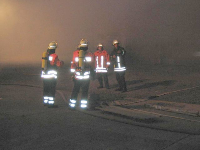 Übung mit der FF Munster (2.Zug)